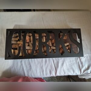 Black Metal Cork Holder